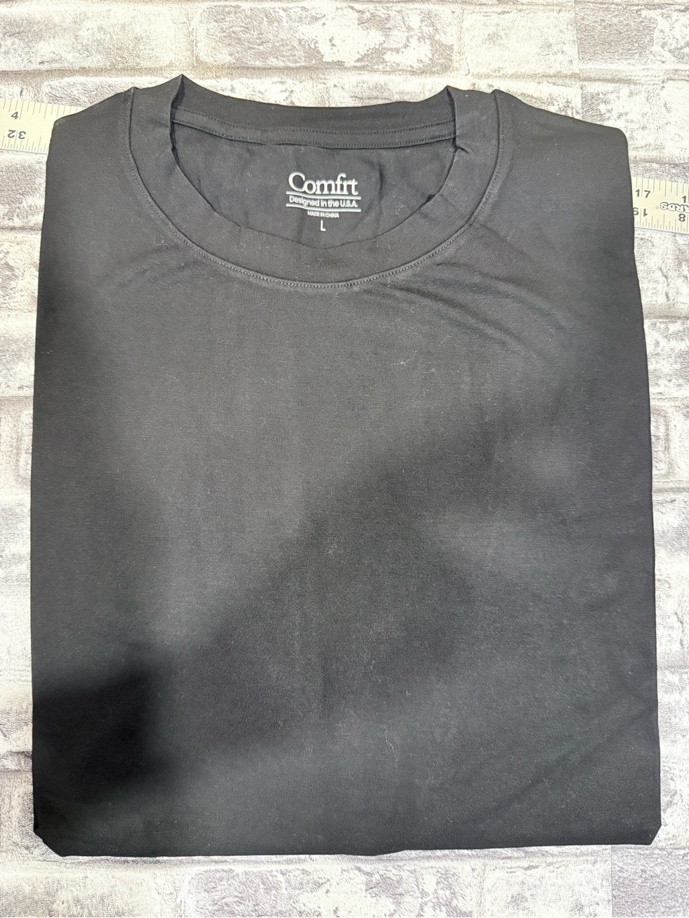 Comfrt Cloud Lounge Tee L Unisex Onyx Black NWT Oversized W/TTS M Soft Stretch